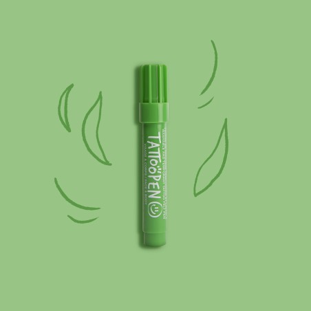 Rotulador tatuaje temporal - Verde