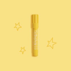Rotulador tatuaje temporal - Amarillo