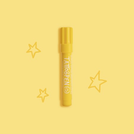 Rotulador tatuaje temporal - Amarillo