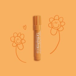 Rotulador tatuaje temporal - Naranja