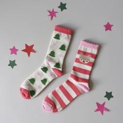 2 Calcetines 3-5 años - Jolly Christmas