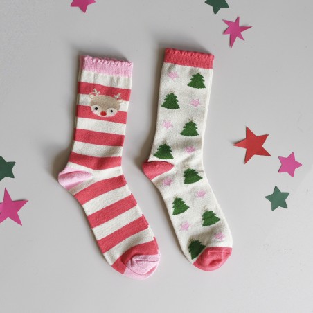 2 Calcetines 3-5 años - Jolly Christmas