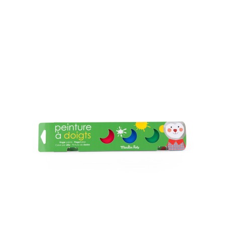 Pintura de dedos Popipop 5 colores - Moulin Roty