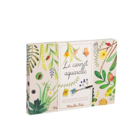 Cuaderno papel acuarela - El jardín de Moulin Roty