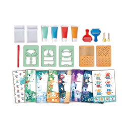 Set de pintura con esponja