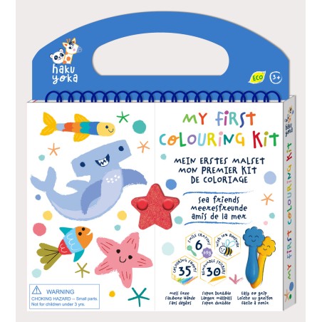 Mi primer kit para colorear - Amigos del mar