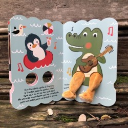 El pingüino se pregunta ¿De quién son estas patas?