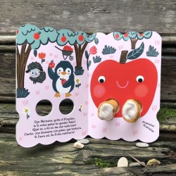 El pingüino se pregunta ¿De quién son estas patas?