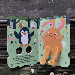 El pingüino se pregunta ¿De quién son estas patas?