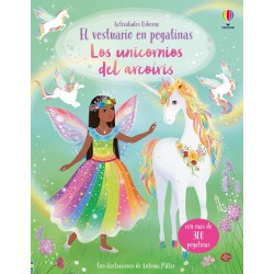 Libro de pegatinas - Los unicornios del arcoiris