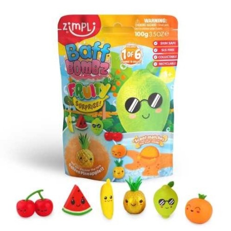 Bomba de baño Sorpresa Frutas - Zimpli Kids