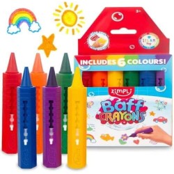 Crayons para baño 6 colores