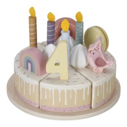Pastel de cumpleaños rosa  - Little Dutch