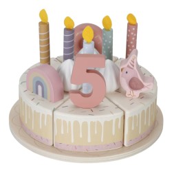 Pastel de cumpleaños rosa  - Little Dutch
