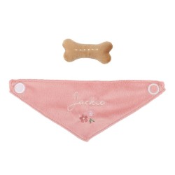 Perrito peluche Jackie con bolsa - Little Dutch