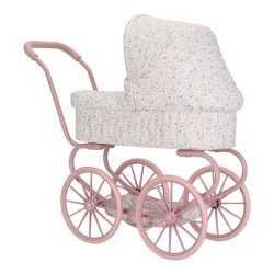 Carrito muñecas metal flores  - Little Dutch