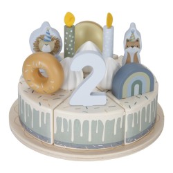 Pastel de cumpleaños azul  - Little Dutch