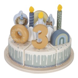 Pastel de cumpleaños azul  - Little Dutch