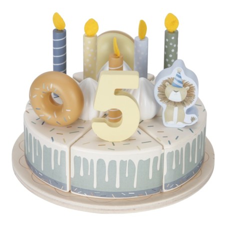 Pastel de cumpleaños azul  - Little Dutch