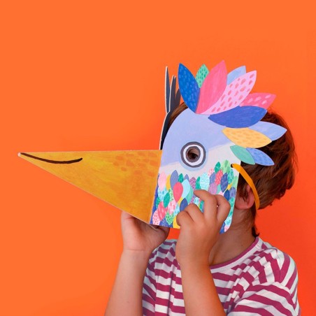 Máscara y pegatinas - Be Wild! Bird