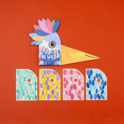 Máscara y pegatinas - Be Wild! Bird