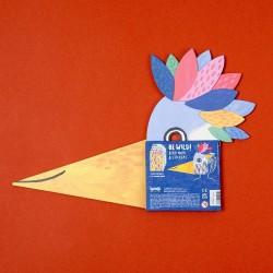 Máscara y pegatinas - Be Wild! Bird