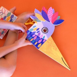 Máscara y pegatinas - Be Wild! Bird