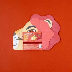 Máscara y pegatinas - Be Wild! Lion