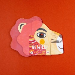 Máscara y pegatinas - Be Wild! Lion
