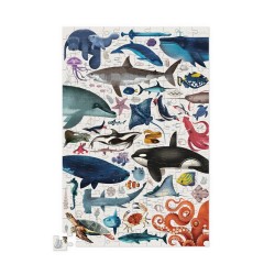 Puzzle lata Animales del mar - 150 piezas