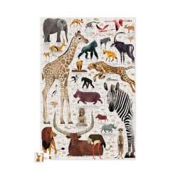 Puzzle lata Animales de África - 150 piezas