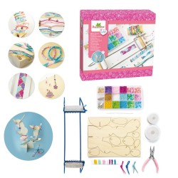 Telar de abalorios y Taller de joyería