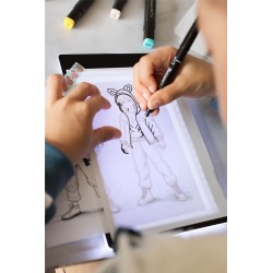Pizarra de luz LED recargable - Crea tus personajes de manga