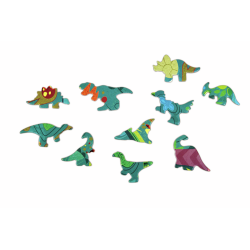 Puzzle de Suelo Brillante - Dinosaurio -200 piezas