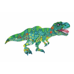 Puzzle de Suelo Brillante - Dinosaurio -200 piezas