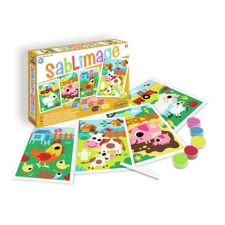 Sablimage Animales De Granja - Decora con arena