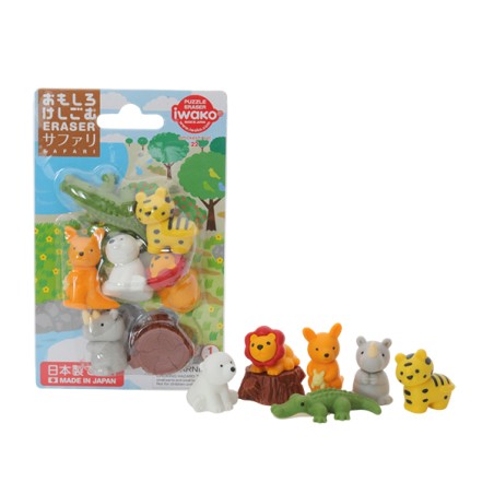 Set de gomas Safari - Iwako