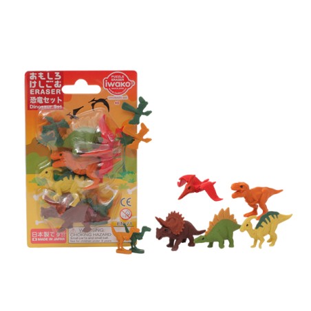 Set de gomas Dinosaurios - Iwako
