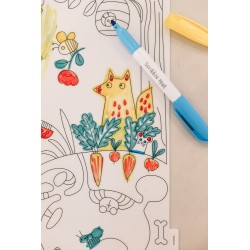 Scribble "En el jardín" 4 rotul.