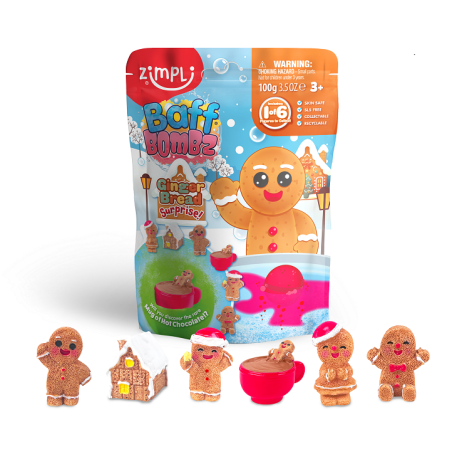 Bomba de baño Sorpresa Gingerbread - Zimpli Kids