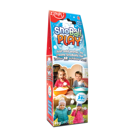 Bolas de nieve - SnoBall play 40 gr - Zimpli Kids