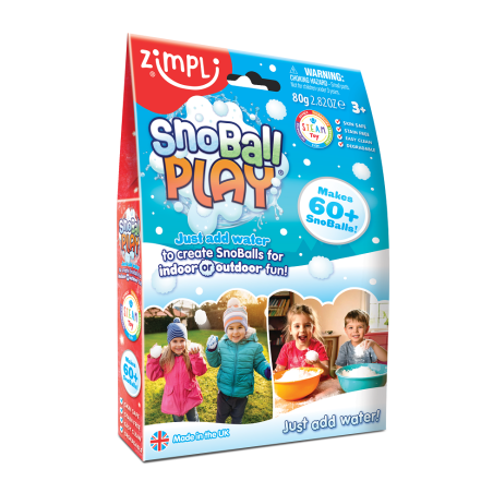 Bolas de nieve - SnoBall play 80 gr - Zimpli Kids
