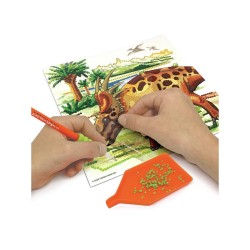 DINOSART - Láminas pinta por números