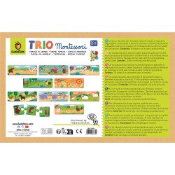 Puzzle Trio Logic Montessori - Familias de Animales