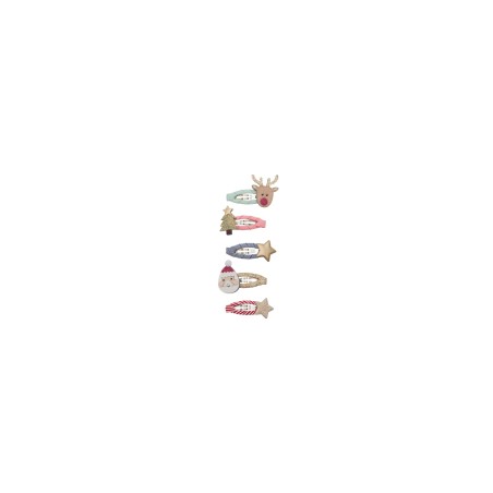 Mini clips de pelo Santa & Rudolph - Mimi & Lula