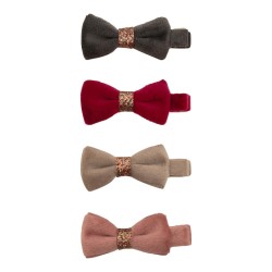 Pinza clips de pelo Velvet Bow - Mimi & Lula