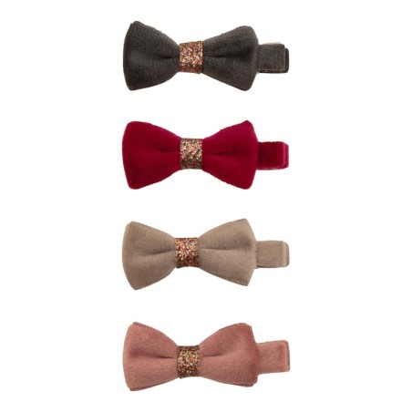 Pinza clips de pelo Velvet Bow - Mimi & Lula