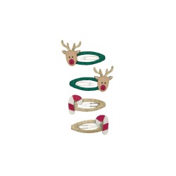 Clips de pelo Rudolph & Candy Cane - Mimi & Lula