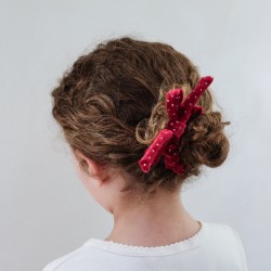 Scrunchies Christmas Velvet Bow - Mimi & Lula