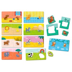 Puzzle Logic Montessori - Familias